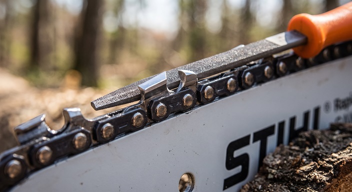 Pílová reťaz STIHL Rapid Hexa s inovatívnym tvarom zubov.